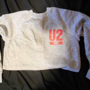 U2-Roadies 1983 War  Tour Sweatshirt
