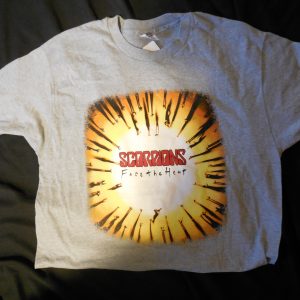 Scorpions-Roadies Tee Shirt-Athens,Greece Sept 14 1993 Tour
