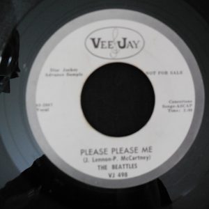 Beatles-Please Please Me- RARE mispelling B E A T T L E S