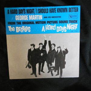 Beatles-(George Martin) A Hard Days Night Picture Sleeve Only