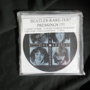 Beatles- 4 Blank-Test Pressings of- UK Picture Discs