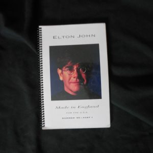 Elton John-Made In England 1995 Tour Itin.