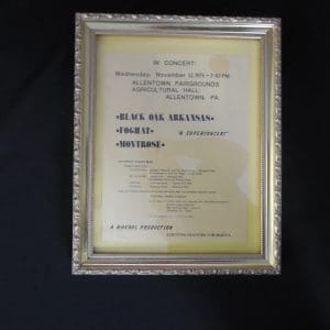 Black Oak Arkansas/Foghat/Montrose-1975-Allentown,Pa. Poster