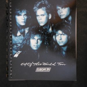 Europe-Out Of This World Tour -Europe 1989-Roadies Tour Itin.