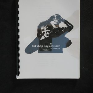 Pet Shop Boys-On Tour-1989-Roadies Tour Itin.