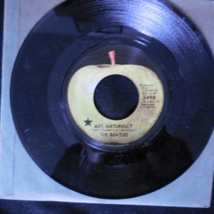 Beatles-Act Naturally(w/star) /Yesterday