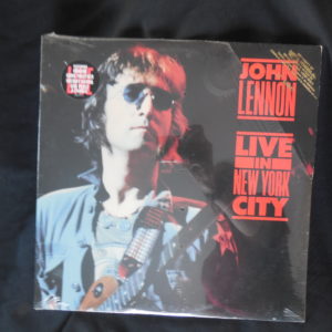 John Lennon-Live In New York City-Gold Promo Stamp-W/ Hype Sticker