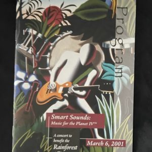 Rolling Stones(Keith Richards) March 2001 Rainforest Alliance Tour Program