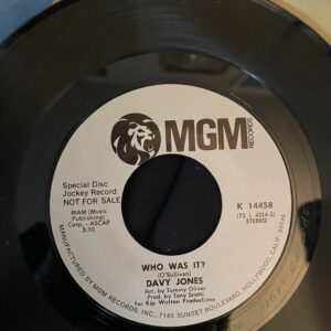 Davy Jones(Monkees) Who Was It-Promo