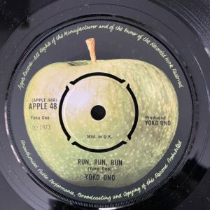 Yoko Ono(John Lennon) Run Run Run/Men Men Men- UK Apple Only
