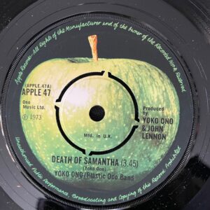 Yoko Ono(John Lennon) Death Of Samantha/Yang Yang-UK Apple