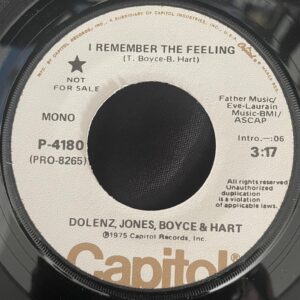 Dolenz,Jones.Boyce&Hart(Monkees) I Remember The Feeling-Promo Mono/Stereo