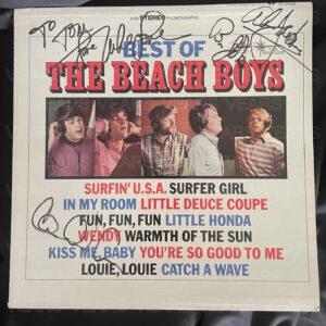 Beach Boys-Best Of-Authographed w/LOA