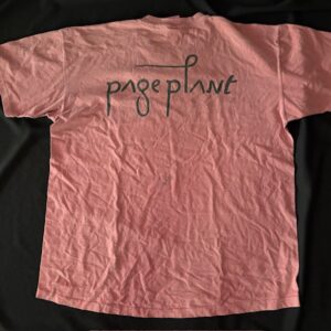 Page Plant (Led Zeppelin) Roadies Tour Shirt