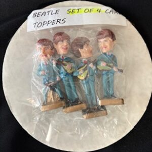 Beatles- Cake Toppers- 4 total in sealed package