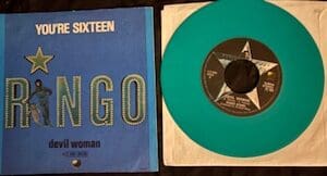 Ringo Starr-You're Sixteen+p/s -RARE Belgium GREEN Vinyl